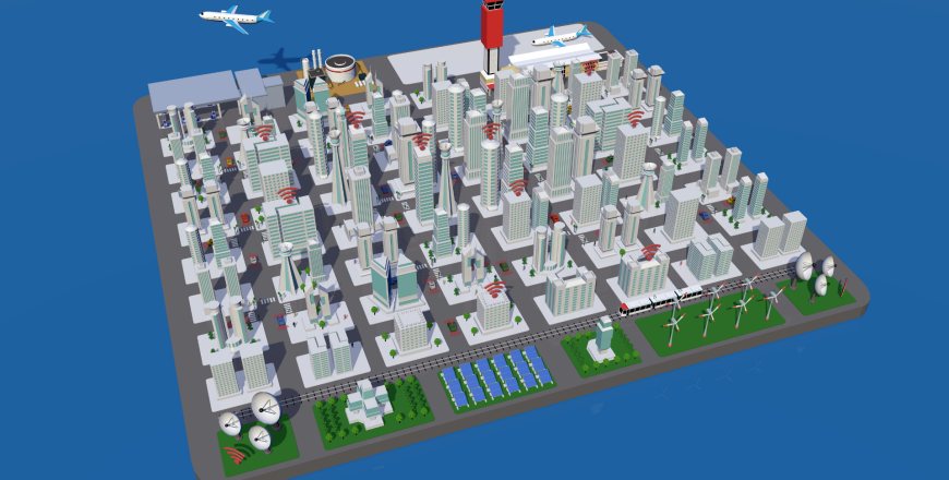 Smart city powered by heterogeneous networks