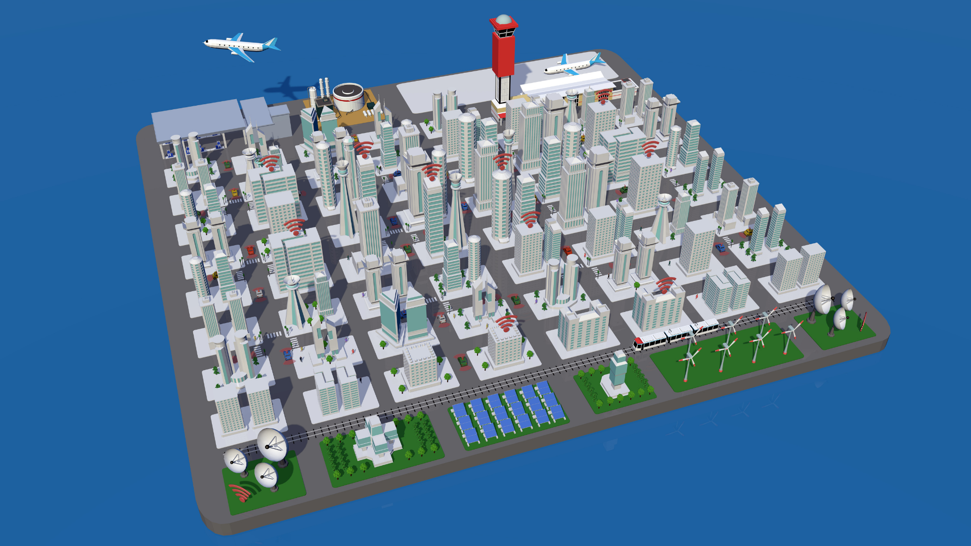 Smart city powered by heterogeneous networks