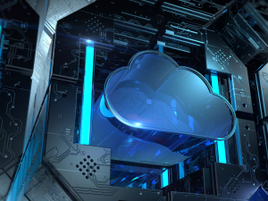 Cloud technology digital concept