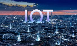 A smart city connected by internet of things devices