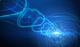 Cloud computing and cloud network digital concept