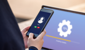 VoLTE enabled mobile device