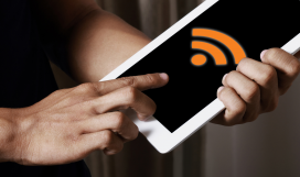 Telecom professional configuring WiFi and hotspot technology on device